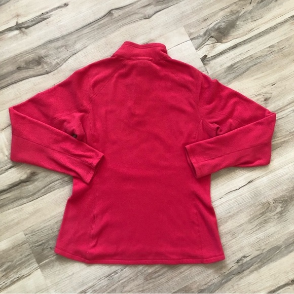 The North Face Red Fleece Half Zip Polartec Sweater - Picture 9 of 13